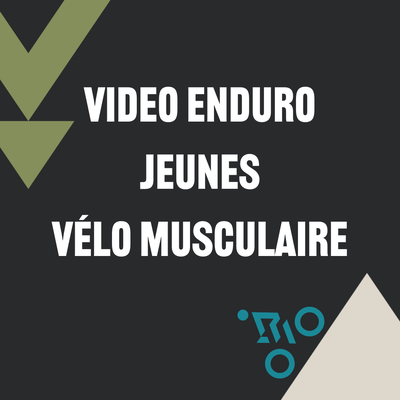 Course Enduro - Jeunes vélo musculaire